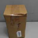 Ctosree 100 Pcs 1/2 lb Kraft Coffee Bags, Resealable Bakery Bags with Window Tin Tie Tab Lock Kraft Brown Paper Bag for Coffee Bean, Cookies, Treat, Snack, Treats