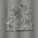 OHOME Happy New Year Giant Coloring Poster/Tablecloth - New Years Decorations 2025-30 x 72 Inches Jumbo Coloring Banner Kids Crafts Activities Party Decorations | New Years Eve Party Supplies