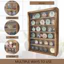 12x16 Shadow Box Frame with Removable Shelves,Collectible Display Shelves Case,Military Challenge Coin Display Case,Wood Shadow Boxes Display Cases for Keepsake,Pictures