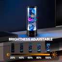 LED Aquarium Bubble Fish Tank Table Lamp, Birthday Christmas Gifts for Adults Kids Teens, Relaxing 16 Color Remote Fake Fish Sensory Night Light for Kids' Room Bedroom Home Decor, Stress Relief