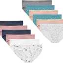 Hanes Girls' Cotton Stretch Underwear (Size S)