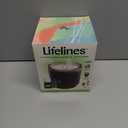 Lifelines Flameless Candle Aromatherapy Essential Oil Diffuser with 2 ClickWick Essential Oil Blends - Cordless & Waterless Diffuser for Home - Scented Electric Candles Blow Out Flame  Charcoal