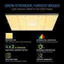 Grow Tent Complete Setup, 100W Full Spectrum LED Grow Light &48"x24"x60"Grow Tent Bundle, 4" Efficient Airflow Ventilation System with Soundproof Duct Connector