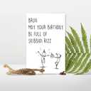 Funny Gen Z Slang Birthday Card for Him Her, Hilarious 13th 14th 15th 16th 17th 18th Birthday Gift for Son Daughter Niece Nephew, Teenagers Bday Decorations & Gifts