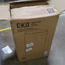 EKO Mirage-T 50 Liter / 13.2 Gallon Touchless Rectangular Motion Sensor Trash Can, Brushed Stainless Steel Finish