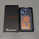 CANSHN Magnetic for iPhone 15 Case, Upgraded [Full Camera Protection] [Compatible with Magsafe] [Translucent Matte] Shockproof Protective Phone Case for iPhone 15 6.1" - Light Blue