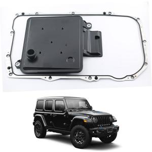 850RE Transmission Filter with Aluminium Gasket For Jeep Gladiator 2021-2023 Wrangler 2021-2022,Replaces OE 68417054AB