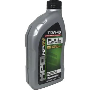 Two Pack compatible with Kawasaki KPO Full Synthetic 10W-40 Oil K61021-500-01Q Contains Two Quarts and a Funnel