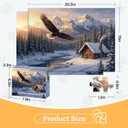 4-Pack 500 Piece Puzzles for Adults, Four Seasons Scenery Jigsaw Puzzles for Adults 500 Pieces, Fun Challenging Jigsaw Puzzles 500 Pieces for Adults Family Game Gift for Home Decor Wall Art, 500 pieces, 15x20.5 inches