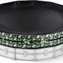 UIRWAY 2026 Upgrade 18FT Round Winter Pool Cover for Above Ground Pools