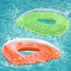 2 Pack Pool Floats Adult, PuppyuWill Minimalist Design Pool Chair Float, 52" X 38" Mood-Boosting Colors, Drifter, Chair, Hammock 3-in-1 Inflatable Pool Toys for Pool Party, Lake, River, Sea, Outdoor (Orange & Green)