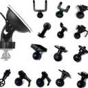 Dash Camera Suction Cup Mount Dashcam Mounts Holder with 14 Ball Joints Adapter for Vehicle Video Recorder Windshield & Dashboard for Dash Car DVR Camera GPS
