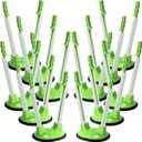 12 Pack Baggy Rack Stand Adjustable Freezer Bag Holder Stand Ziplock Bag Holder for Filling With No Food Spills or Kitchen Mess (Green)