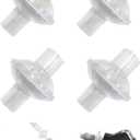 Universal CPAP Inline Filter, CPAP Air Filter for ResMed AirSense 11/AirSense 10/Philips Respironics DreamStation 2, Hose Filter for CPAP Supplies, BIPAP Supplies (4)