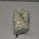 DN DECONATION Christmas Tree Figurines, Set of 2 Glitter Tabletop Xmas Trees Statues, Elegant Resin Pine Tree Decor for Mantel, Desk & Holiday Centerpieces