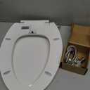 Bidet Toilet Seat Non-Electric, Self-Cleaning Dual Nozzles for Frontal & Rear Wash, Adjustable Water Pressure, Slow-Close Lid, Fits Elongated Toilets Hygienic & Eco-Friendly Upgrade (Elongated)