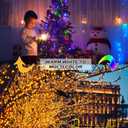 Twinkle Star Christmas String Lights, 66ft 200 LED Color Changing Tree Light Plug in 11 Modes Functions Warm White & Multicolor with Remote Timer, Connectable for Outdoor Indoor Xmas Party Decorations