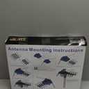 PBD Outdoor Digital Amplified HDTV Antenna, 150 Mile Motorized 360 Degree Rotation, Wireless Remote Control, 59FT RG6 Coax Cable, Coaxial Grounding Block, UHF VHF 1080P 4K, Support 2 TVs