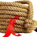 Franklin Sports Franklin Field Day Tug of War Rope with Flag for Kids and Adults - Perfect for Team Building - 20ft Long,Brown