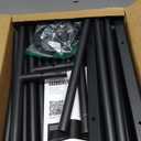 Double Rods Clothes Rack, Rolling Clothing Rack for Hanging Clothes Portable Wardrobe Rack, Metal Garment Rack Sturdy Coat Rack for Bedroom Laundry Living Room, Black