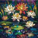2000 Piece Puzzle for Adults,Challenging Mysterious Mosaic Flowers Puzzle - Intricate Floral Design,Recycled Paper,Sturdy Glossy Pieces,Perfect for Relaxing,Mindful Play & Game Night(39 x 28 in)