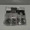 SCENEREAL Dog Socks to Prevent Licking Paws for Hot/Cold Pavement Anti Slip, Dog Shoes for Hardwood Floors, Dog Boots & Paw Protectors with Grippers for Small Medium Large Senior Dogs, Shark L (Grey Shark(Pack of 4))