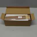 Incense Holder,Wooden Incense Holder for Sticks with 20 Incense Sticks, Anti-ash Incense Burner with Glass Ash Catcher for Meditation Yoga Spa Gift Home Decor (Brown)