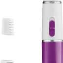 Conair All-in-1 Facial Hair Trimmer for Women, Perfect for Face, Ear/Nose and Eyebrows, Battery-Powered (1 Count (Pack of 1), White)