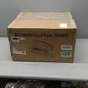 Putnen Under Desk Elliptical Machine, Electric Elliptical Leg Exerciser for Seniors with 12 Adjustable, Portable Quiet Elliptical Exercise Machine, Seated Pedal Exerciser with Remote Control (Orange)