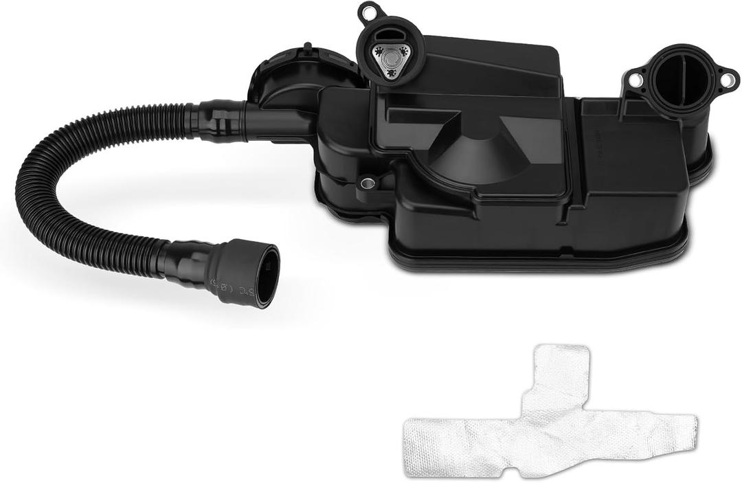 FC3Z-6A785-F Engine Oil Separator Assembly Compatible with 2017 2018 2019 Ford F250 F350 F450 F550 Super Duty 6.7L Powerstroke Diesel PCV CCV Vent Valve Engine Crankcase Replace#FC3Z6A785F