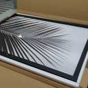 Americanflat 23x35 Poster Frame with Polished Plexiglass - Black Picture Frame - Wide Photo Frames Made of Engineered Wood for Vertical or Horizontal Wall Display - Epic Collection - Black