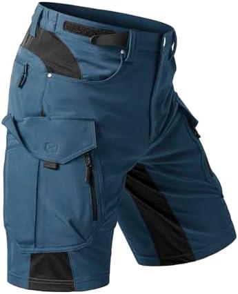 Moosehill Men's Hiking Cargo Shorts: Quick Dry Lightweight Stretch Outdoor Fishing Camping with 9 Pockets (Self-Storing), US30