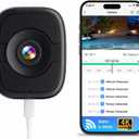 LongPlus 8MP 4K Indoor Window Camera, Safeview Window Security Camera with Night Vision Full Color, Magnetic Window Camera for Home Security,Human Car Detection,2.4/5GHz WiFi,24/7 Recording,2 Way Talk