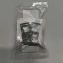 QCAA Steel Brick Hangar for Wall, Clip on Wall, Antique Brass, Made in Taiwan, 4 Pack