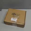 Jutom 36 Pcs Christmas Tree Butterfly Ornaments 3 Sizes 3D Glitter Hollow Butterfly Decorations Xmas Butterflies Wall Hanging Decor with Clips and Stems for Christmas Tree Wreath (Champagne Gold)