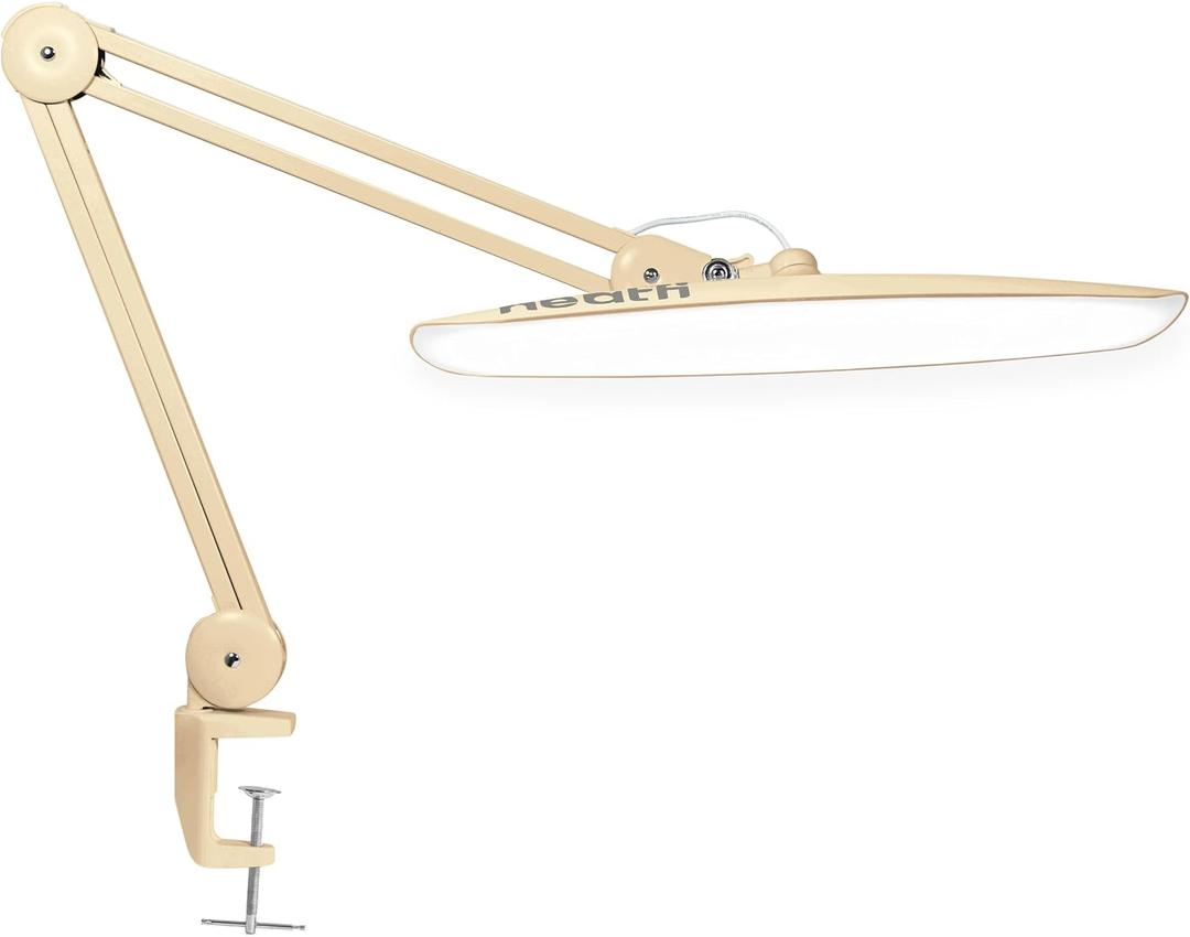 Neatfi LED Desk Lamp, 2200 Lumens, 24W, 20-Inch Wide Head (Gold)