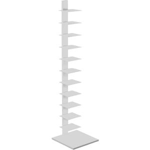 SEI Furniture Stewartby Spine Tower Shelf - White