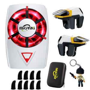 14 in 1 Mobile Phone Cooler for iPhone & Android Phones, Cell Phone Cooling Fan Radiator, 2pcs L2R2 Mobile Game Controller Triggers for PUBG/Free Fire/Call of Duty (Boy)