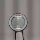 JMH Magnifying Glass with Light, Handheld Large Magnifying Glass 18LED Cold and Warm Light with 3 Modes, Illuminated Lighted Magnifier for Seniors Reading, Coins, Jewelry (Black)