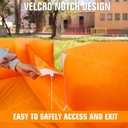WARSUN Foam Ball Pit 10x10Ft with Built-in Fan Ball Pit Inflatable for Kids Toddlers, Hours of Fun ActivityOrgane