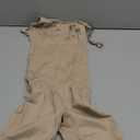 VVX Shorts Bodysuit for Women Tummy Control Shapewear Seamless Sexy Butt Lifting Workout Bodycon One Piece Short Jumpsuit Beige M-L