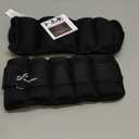 Sportneer Adjustable Ankle Weights Set - 1 Pair (2-10 lbs) Removable Sandbags for Women & Men, Comfortable Neoprene Leg Weights for Walking, Running, Pilates, Yoga, Home Workout & Physical Therapy (Black)