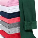 Girls Fleece Lined Leggings Thick Winter Warm Pants Thermal Tights for Toddler Kids (4-5T, Green)