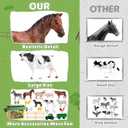 Farm Animal Toys for Toddlers,23 PCS Animal Toys with Realistic Animal Figurines,Tractor Toy and Fence,Farm Playset Educational Learning Toys for Toddlers Kids 3-5