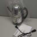 West Bend Electric Percolator Classic Style Coffee Maker with Heat Resistant Handle Base and Detachable Cord with Stainless Steel Stem and Basket, 12-Cup, Silver