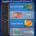 for Samsung Smart TV Voice Remote Control:Compatible with BN59-01432A(AAA Battery Version),Replacement for Most 2018 to 2024 Samsung Crystal/UHD/QLED/Frame/Curved/QLED /4K/8K/TVs