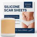 Silicone Scar Sheets, Silicone Scar Tape(1.8” x 157” Roll 4M), Silicone Scar Sheets for Surgical Scars, Keloid Bump Removal, Stretch Marks Removal, C-Section, Burn