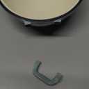 Enameled Cast Iron Dutch Oven for Sourdough Bread Baking,9 x 5-4/5 Inch Oval Cast Iron Bread Pan with Lid,Dutch Oven for Homemade Sourdough Baking,2.8QT Meatloaf Pan,Oven Safe (Sage Green)