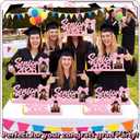 Leinuosen 1 Pcs Graduation Gift for Senior 2026 Pink Wooden Picture Frame with Tassel Holder Senior 2026 Shape Picture Frame for 5 * 3.5 Inch Photo Tabletop Display for High School Graduate