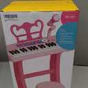 Love&Mini Kids Keyboard Toys for Girls - 37 Keys Pianos Toy with Stool and Microphone Pink Electronic Musical Instrument, Christmas Birthday Gift for Kids 3 4 5 6 7 8 Years Old Boy and Girl